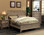 Weathered Oak Queen Transitional Bed