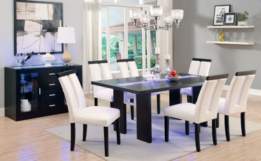 Contemporary Table Set with Lights