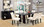 Contemporary Dining Table Set with Lights