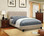 Ivory Queen Contemporary Platform Bed