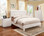 White Queen Contemporary Bed