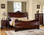 Brown Cherry Traditional Sleigh Bed
