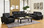 Black Leatherette Living Room Set