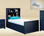 Navy Blue Captains Bed with Optional Drawers / Trundle