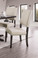 Glenbrook Rustic Brown Cherry Frame w/ Ivory Upholstered Seat and Back