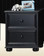 Dillon 2-Drawer Nightstand in Black