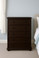 Coastal style 5 drawer bedroom chest matching Dillon bunk beds - espresso