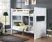 Twin XL over Twin XL Bunk Bed in white
