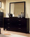 Bedroom Dark Espresso Wood 6-Drawer Dresser