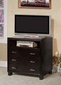 Espresso Wood TV Chest with Drawers 7088TV