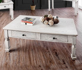 Joliet CM4089 Antique White Occasional Table w/ Drawers