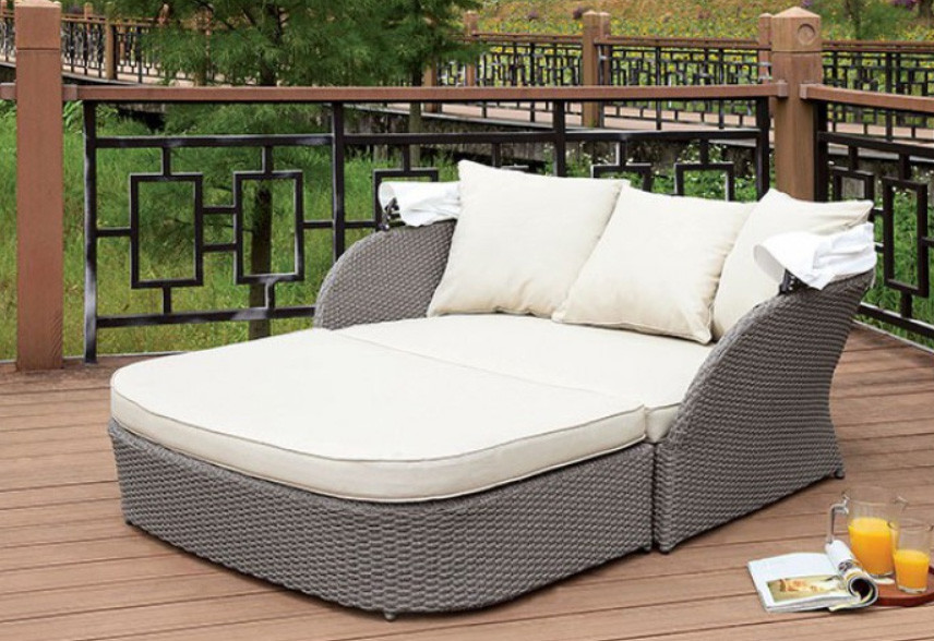 Furniture Of America Os2107 Outdoor Patio Canopy Daybed