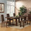 Antique Cappuccino Table Set by Alpine Furniture