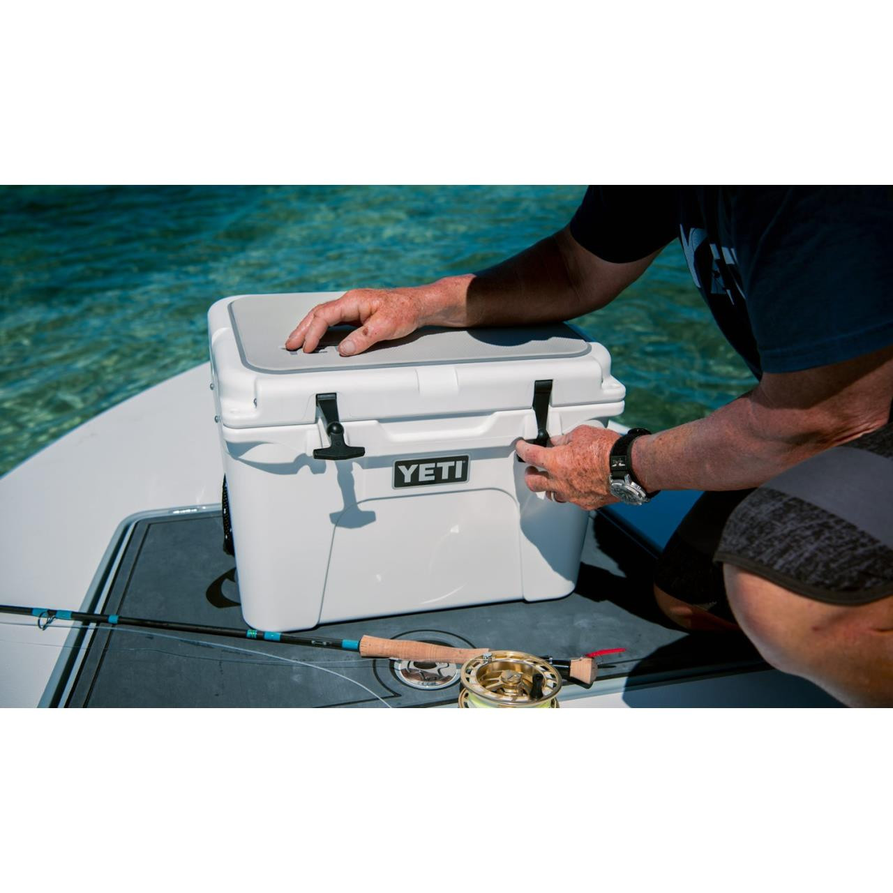 Yeti YT35W Tundra 35 Quart Cooler White Presleys Outdoors