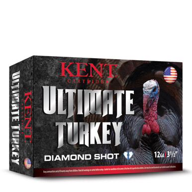 Kent Ammunition Ultimate Diamond Shot Turkey Shotshell 12ga 3" 2oz -