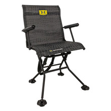 banded swivel blind chair