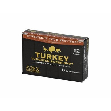 Apex Ammunition Turkey TSS Shotshells 12ga 3" - 2-1/4oz - 5/Box
