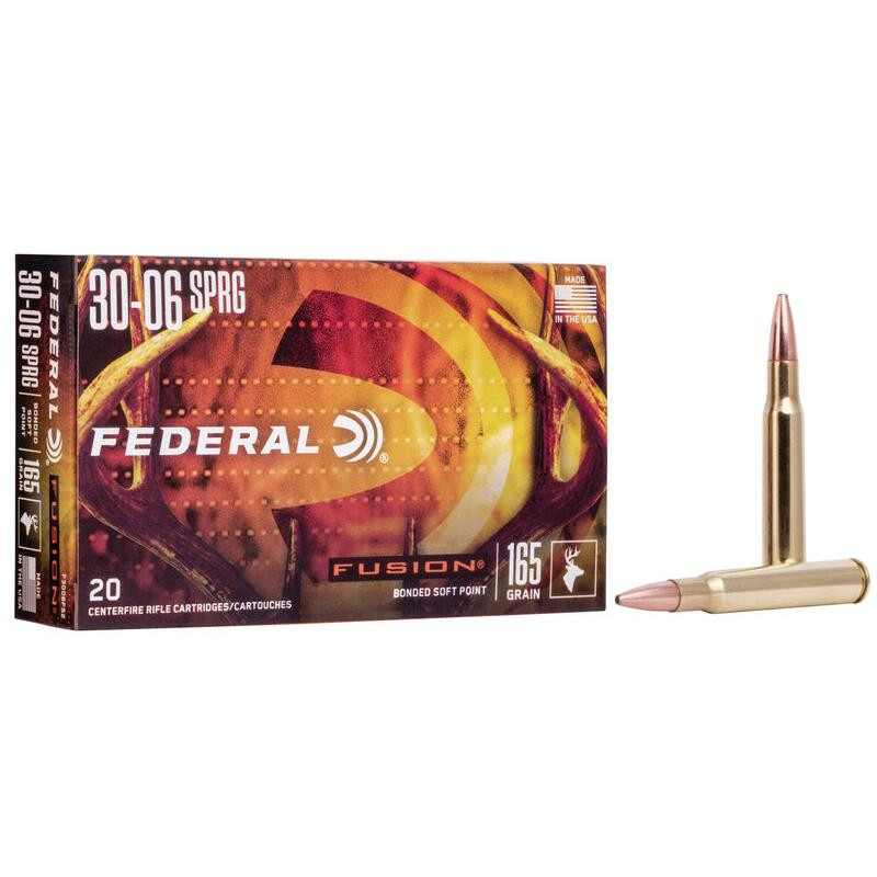 Federal Fusion Rifle 30 06 Springfield 165gr 20 Round Presleys Outdoors