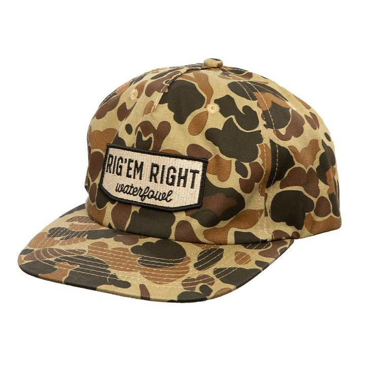 Rig Em Right Old School Camo Pinch Hat Presleys Outdoors