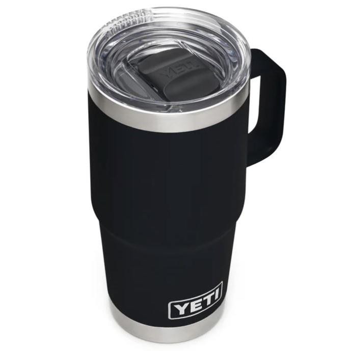 Yeti Rambler 20oz Travel Mug With Stronghold Lid Black Presleys
