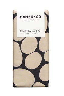 Almond and Sea Salt Stone Ground Chocolate Bar