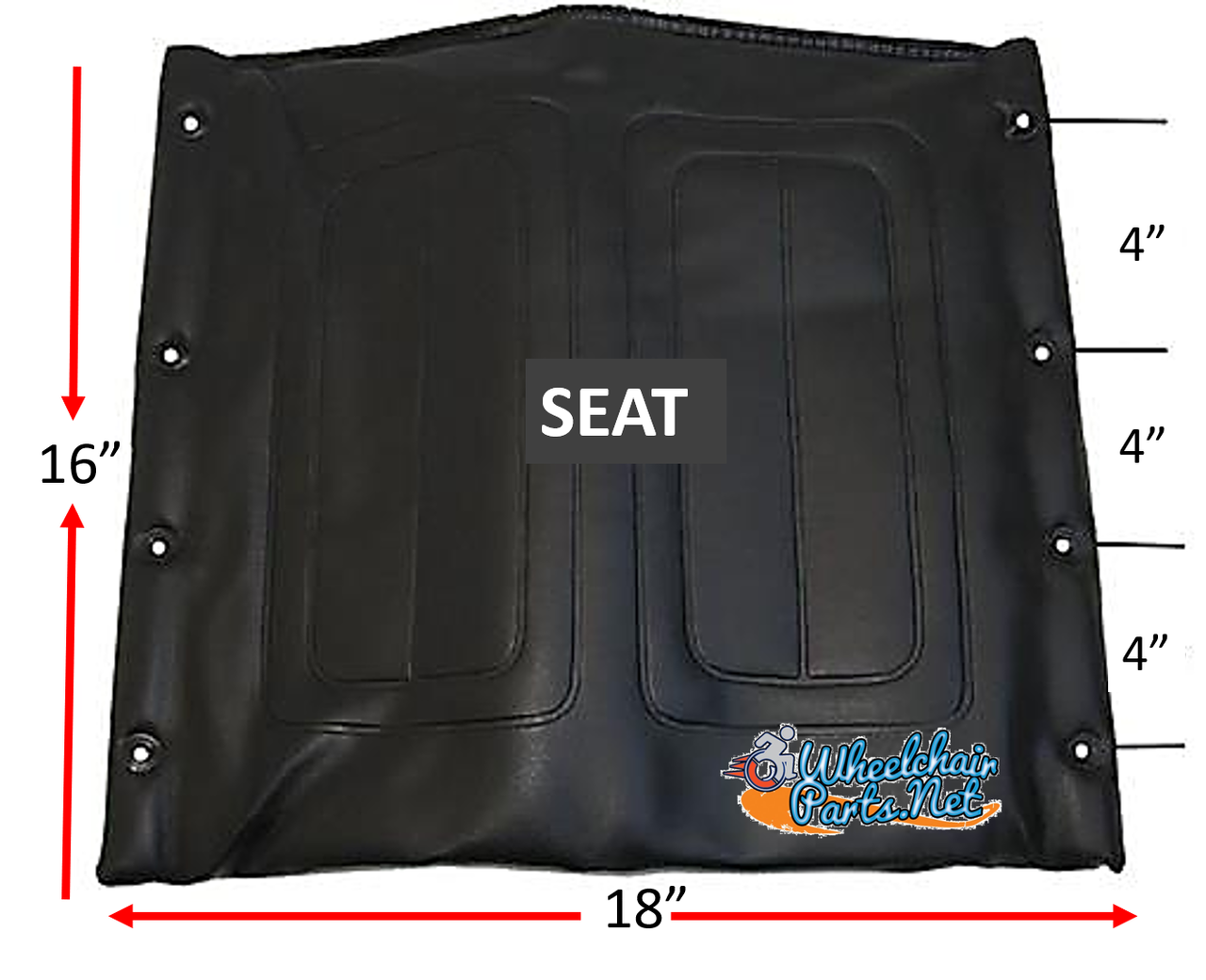 18" X 16" Vinyl "SEAT" FOR DRIVE WHEELCHAIRS