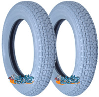 3.00-10 Pneumatic Tire, Light Grey Tread C131, 36 PSI. Price is for 2 Tires