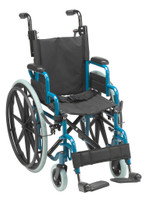 14" Wallaby Pediatric Wheelchair. Blue Color