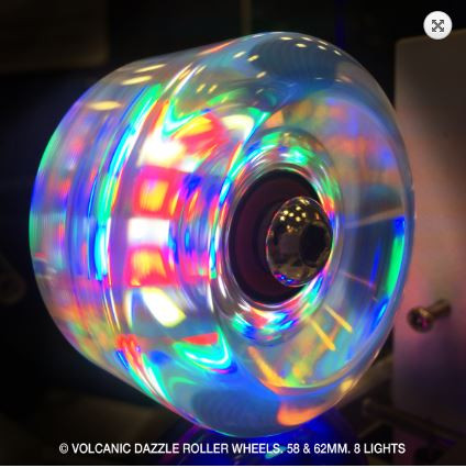 volcanic light up wheels