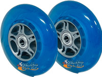 4" x 1" Roller Blade Wheels With 1" hub and 5/16" Bearings. Sold as Pair
