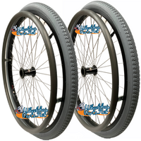20" x 1 3/8" Sun L20 Rim With Everyday PNEUMATIC TIRES. SET OF 2 WHEELS