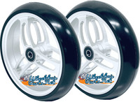 6x1 1/2" Sentinel Caster Wheel With Soft Polyurethane Tire & 5/16" Bearings