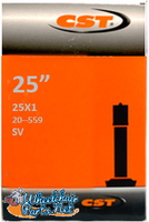 I089P- 20X559 (25X1") High Pressure Inner Tube, Standard Valve. Sold as pair.