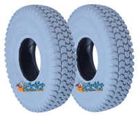 T059P-  10 X 3" (260X85)  KNOBBY TREAD PNEUMATIC TIRE. SOLD AS PAIR