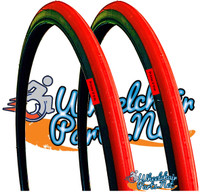 T106-2P-  26 X 1" RED TIRE. SOLD AS PAIR