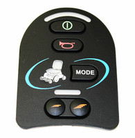 Front view of a 5 Button Keypad for VSI Joystick Module, Part number (P79233)