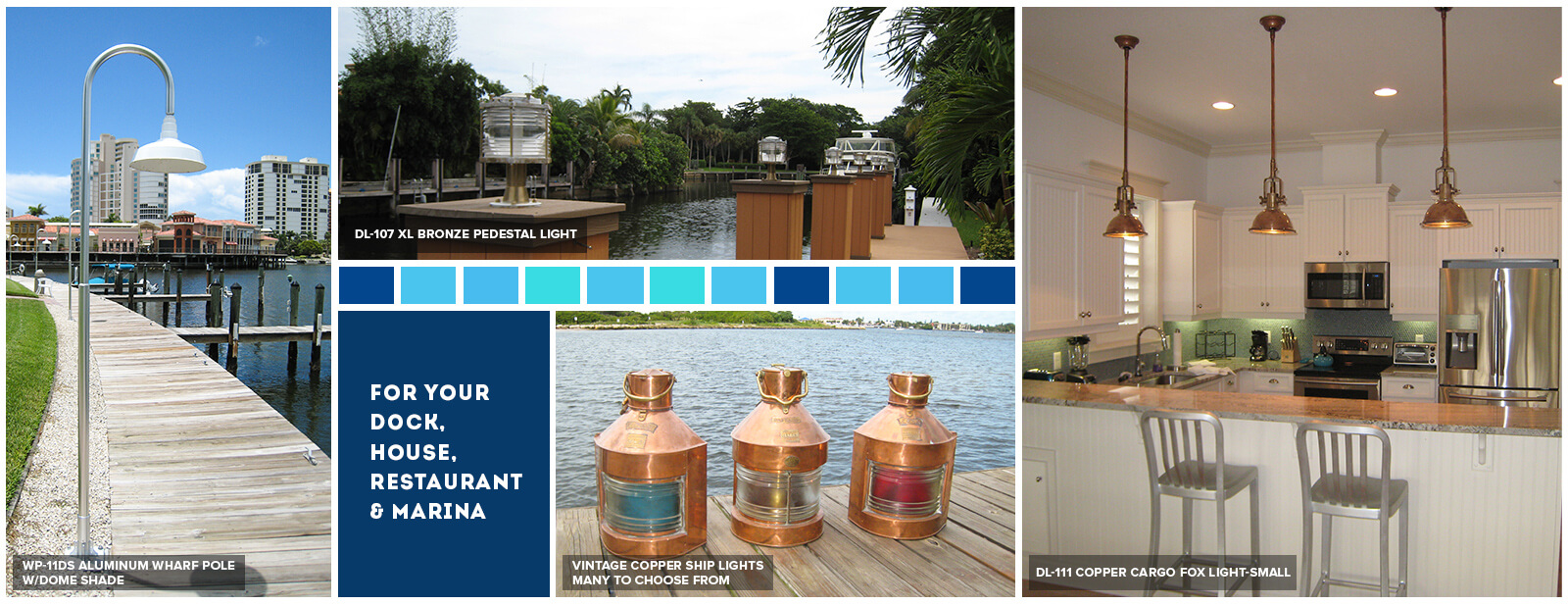 vintage nautical lights