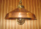 Large copper shade hanging nautical light