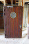 mahogany antiqued ship door