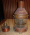 Copper nautical ships light with oil pod