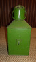vintage green flat back lantern