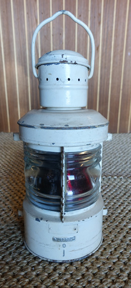 vintage bi-color nautical light