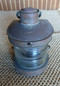 Copper nautical lantern with fresnel lens