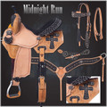 Midnight Run Barrel Saddle Package by Silver Royal 9SR274 Western Horse Saddle