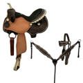 Double T Jackpot Barrel Style Saddle Set 24-S06 15in. 24-S06 