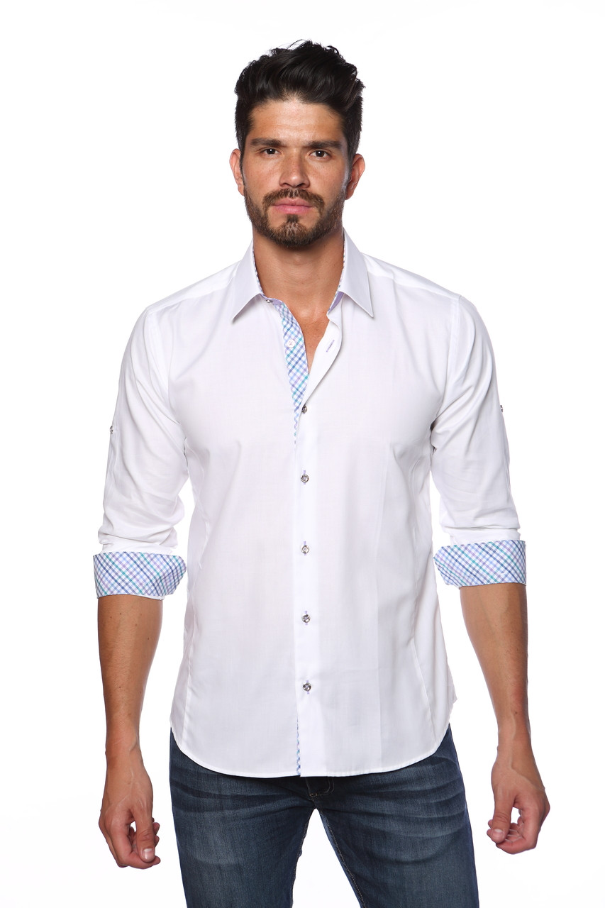 Jared Lang Button Down Shirt IBIW 029 White | Shop Boutique Flirt