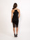 Donna Mizani Mid Length Racer Front Mesh Dress Black