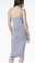 James Perse Skinny Ruched Tank Dress Black