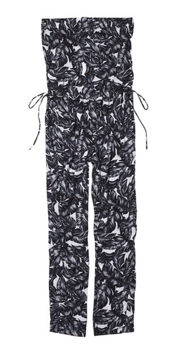 Mikoh Swimwear Jamaica Strapless Pant Romper Palm