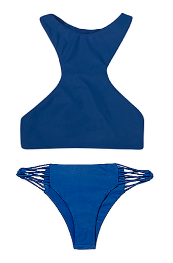 Mikoh Swimwear Barbados Lanai Bikini Set Deep Sea | Shop Boutique Flirt